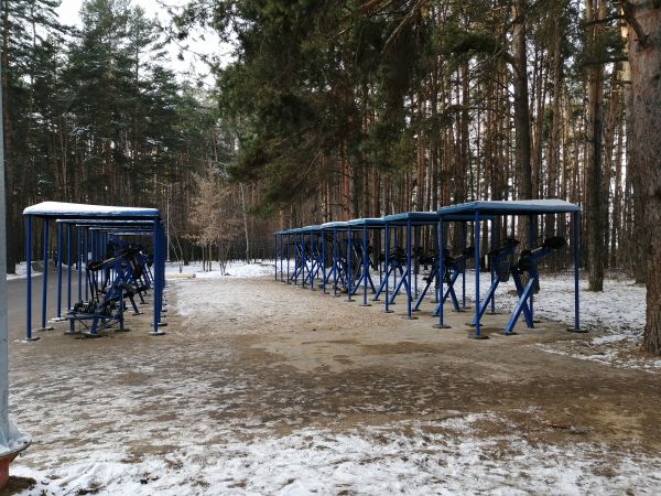 г.Нефтекамск, объект тропа здоровья, заказчик Администрация г.Нефтекамска 2020 год (поставка и монтаж спортивного оборудования)